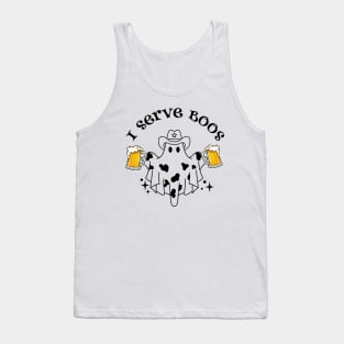 I serve Boos! Bartender spooky Tee Tank Top